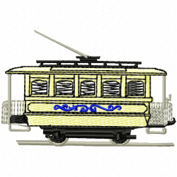 Trains Embroidery Design 4 Trains Embroidery Design 4